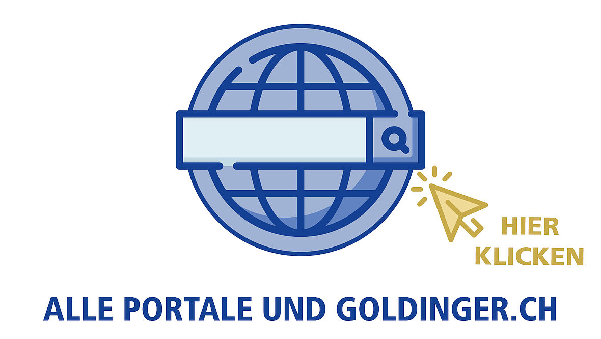 Grafik zu allen Portalen und Goldinger.ch