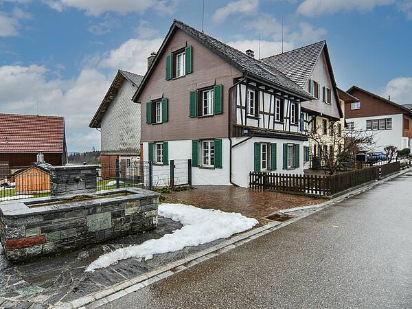 Idyllisches Wohnen in einem Riegelhaus