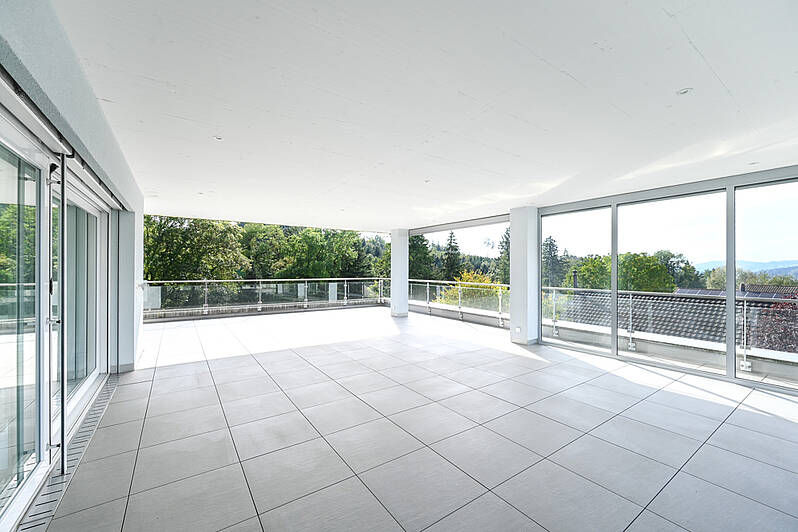 Terrasse mit Westausrichtung