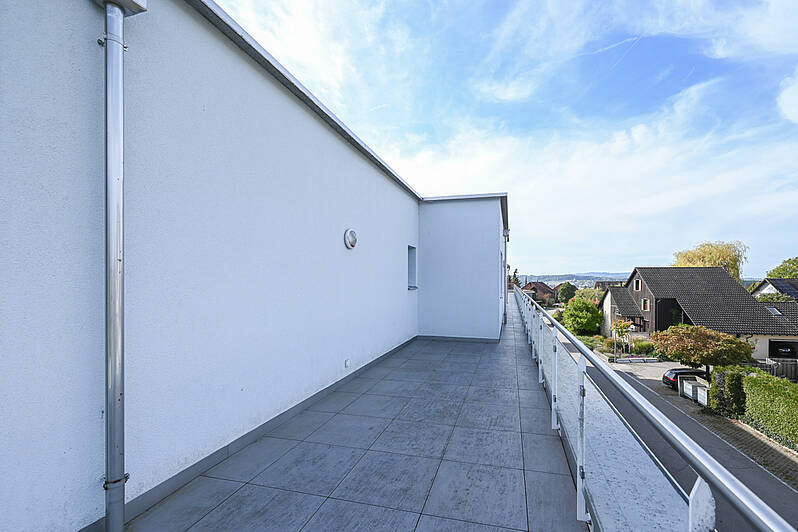 Terrasse mit Nordausrichtung